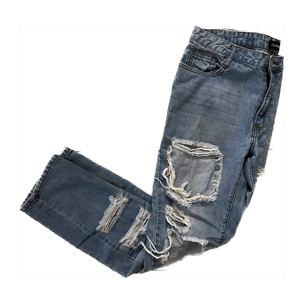 Fashion nova distressed jeans